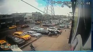 Vídeo: momento exacto de la explosión en la Avenida Rojas de Bogotá