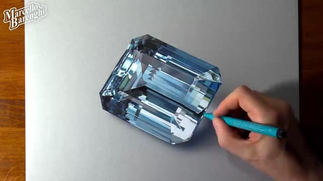 Depict The Transparent Color Form Of A Diamond