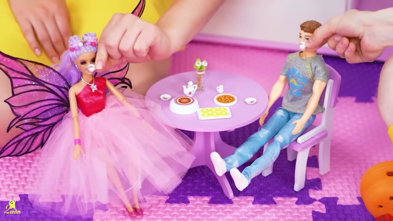 Barbie Lost her Shoes | From Barbie Doll to Fairy Doll Makeover