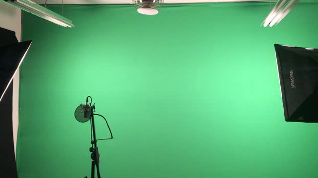 The Lookout Recording Studio Green Screen Installation