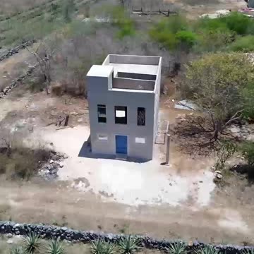 Flying over my house