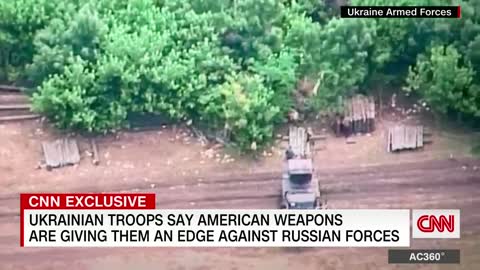 Ukraine destroy Russian Rocket launcher with US-provided weapons