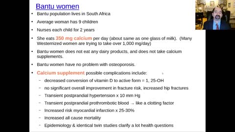 Bantu & calcium & osteoporosis