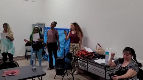 Our Very First Firehouse Choir Rehearsal. I Am So Proud