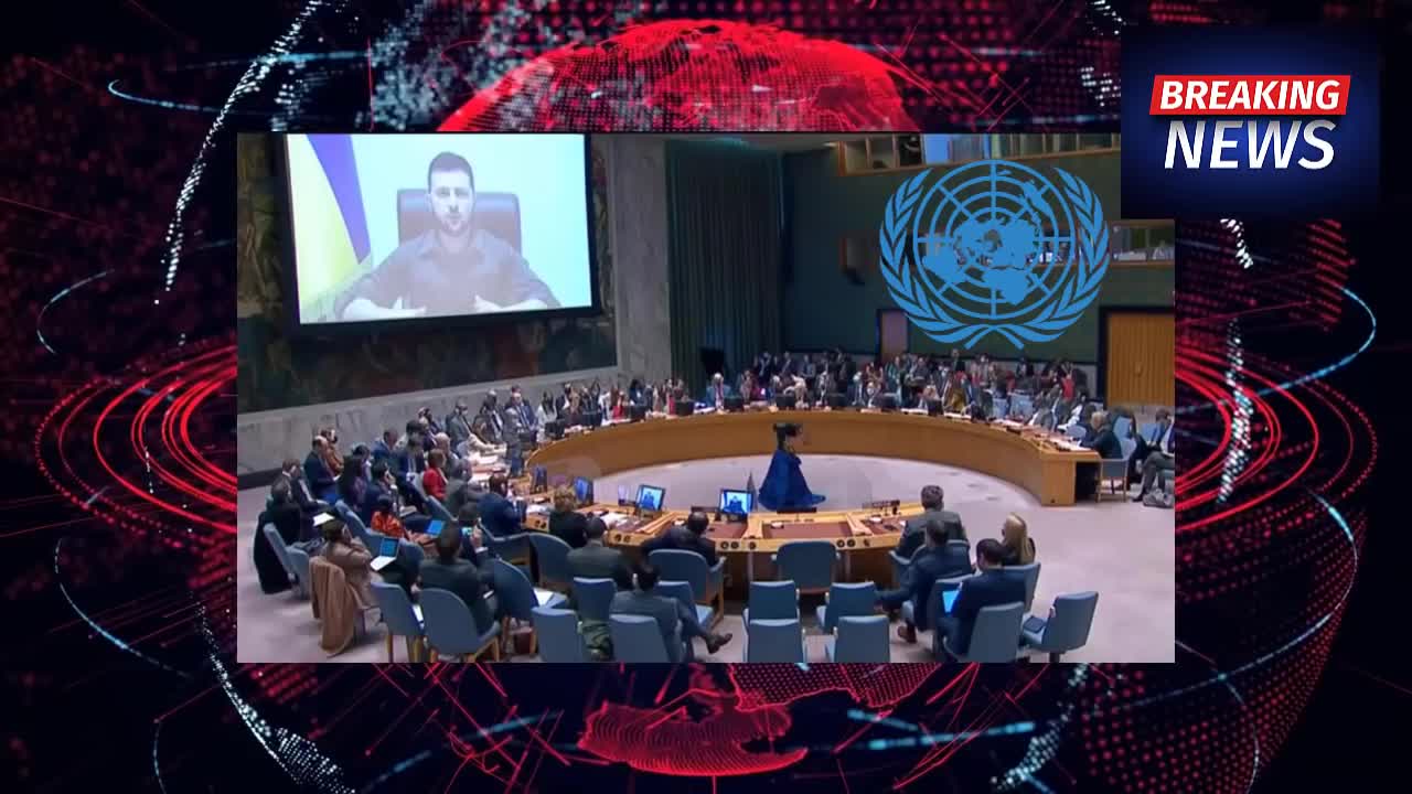 Last minute… Zelensky addressed the UNSC_ War crimes are being committed