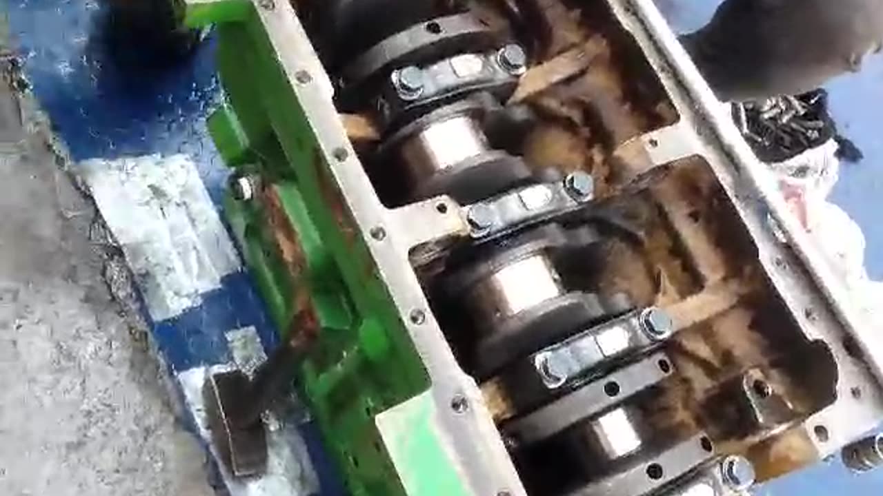 John Deere Block With Crank Coupling with Hosing