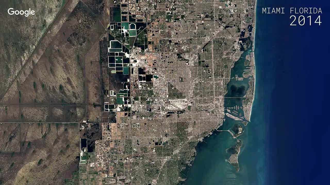 Google Timelapse Miami, Florida.mp4