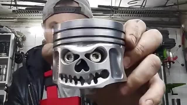 Piston makes art