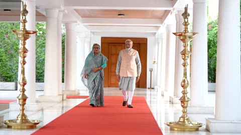 Bilateral meeting between PM Modi and PM Hasina of Bangladesh