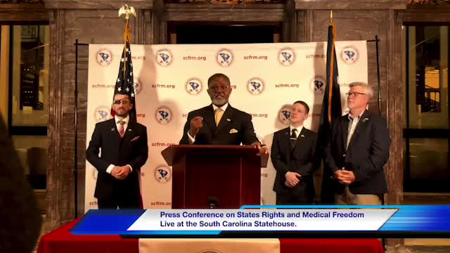 Press Conference on Medical Rights and State Freedom..
