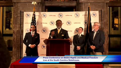 Press Conference on Medical Rights and State Freedom..