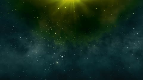 Traveling into space among stars
