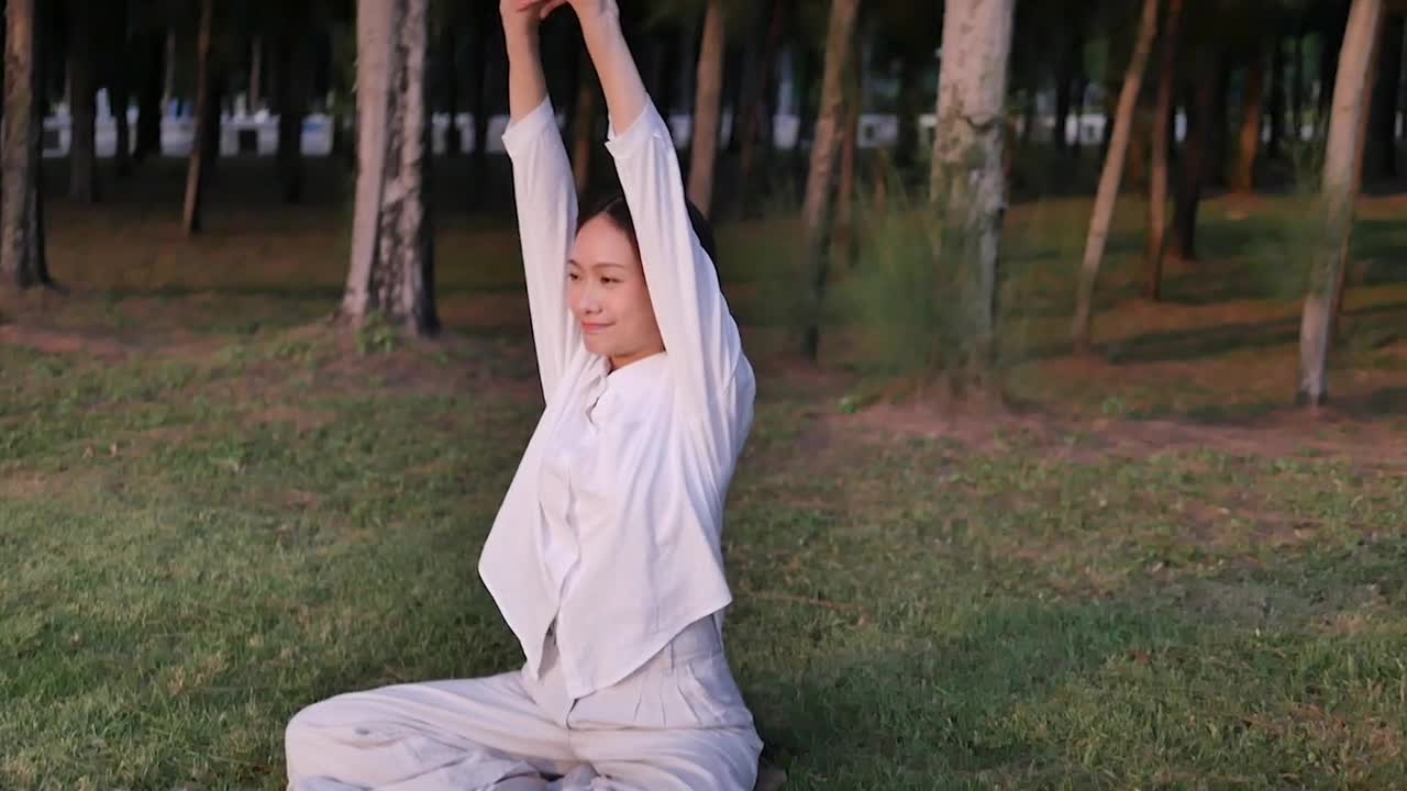 Woman Yoga Exercise Concentration Healthy