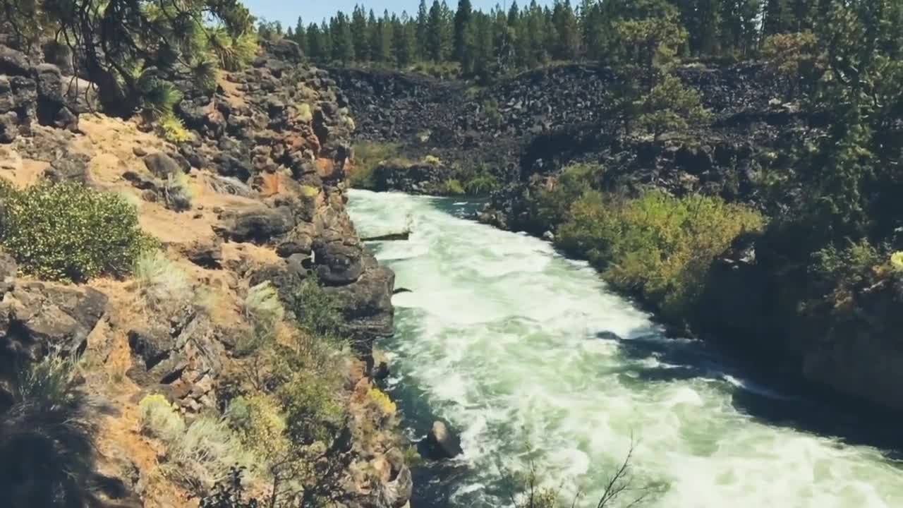 Relaxing river sounds| Beautiful nature meditation| Deep relaxing music| Pure positive vibes