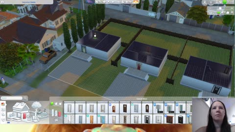 building houses in the Sims 4 before I go to work!