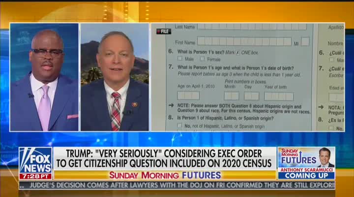 Rep. Andy Biggs (R-AZ) on census citizenship question