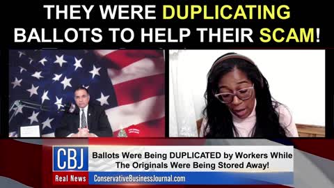 They Were Duplicating Ballots To Help Their Scam!