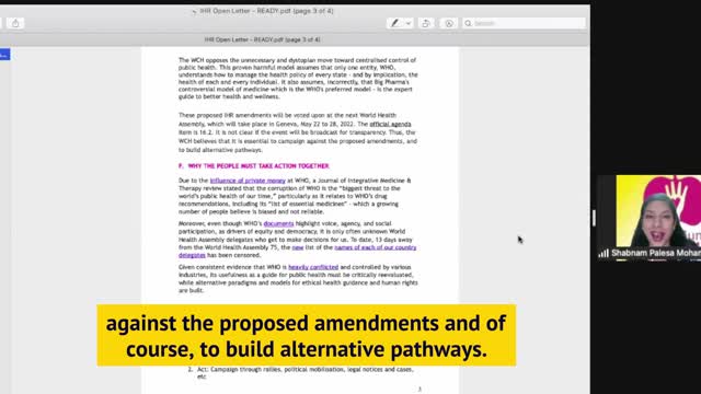 #StoptheWHO Call to Action: Oppose International Health Regulation Amendments this May 2022