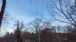 Chemtrails Peninsula Ohio Cuyahoga River 11/24/21