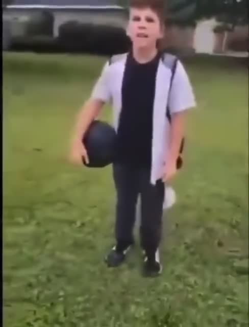 Mom telling her son that they took the school to court and beat the mask mandate