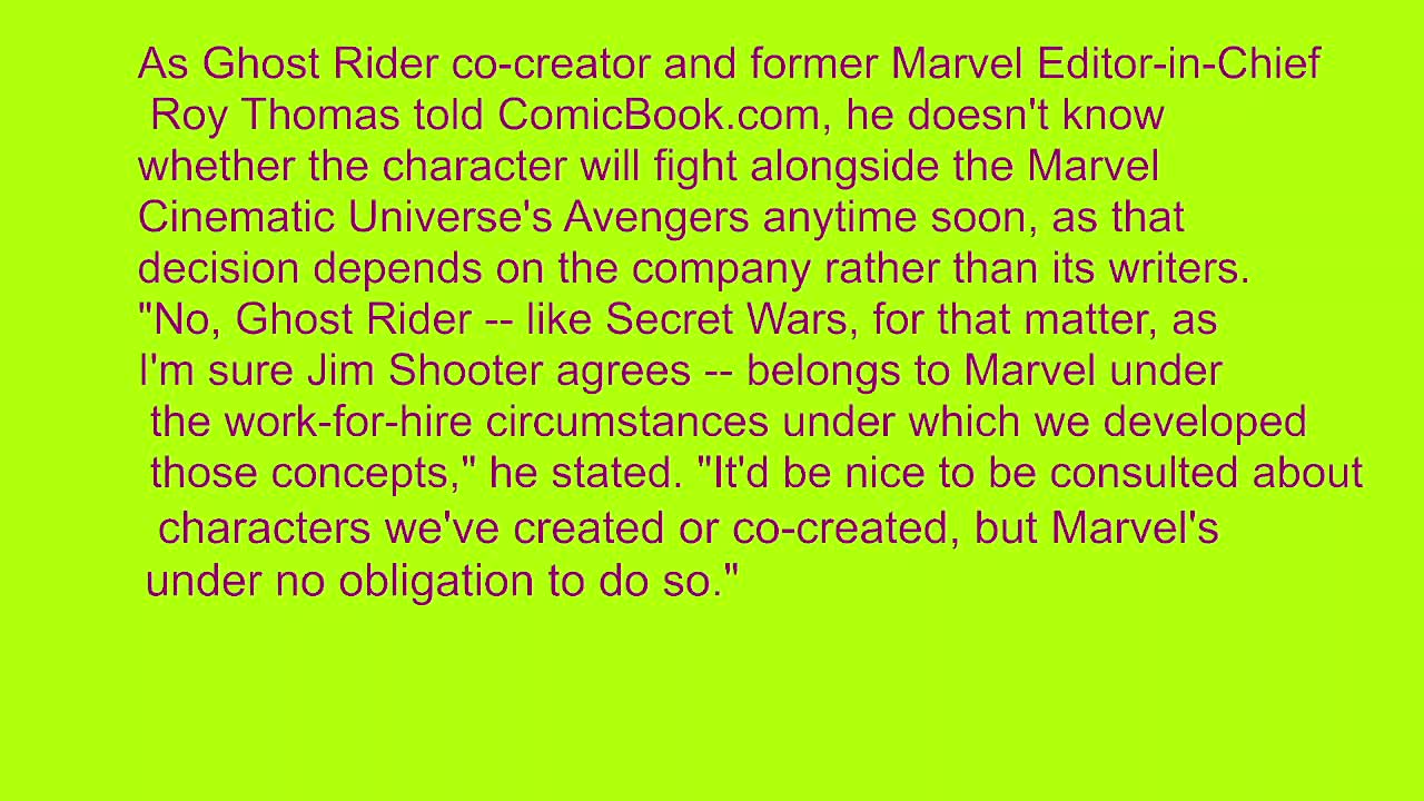 Ghostrider TV show rejected by Hulu/ What Now?