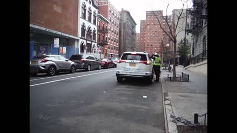 2020 0204 1158 am exiting home taxi stops next to me NYPD 3530 - staged to cause an incident