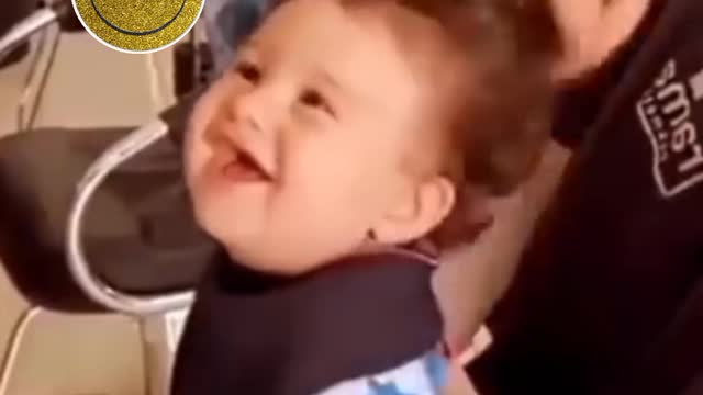 Cute baby smile