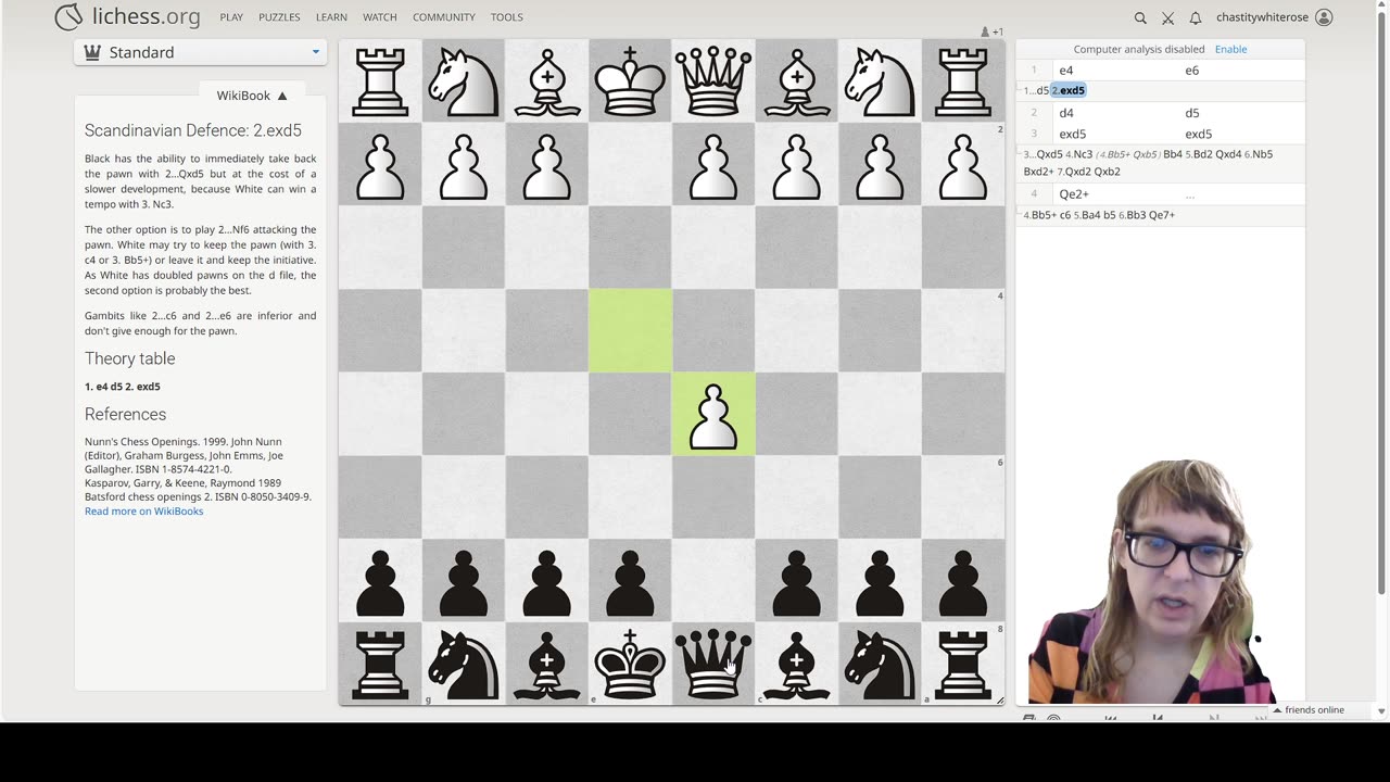 12-22-2024: Chastity's Chess Challenge on lichess.org