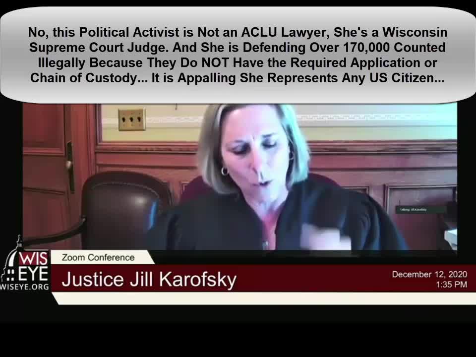 Activist Wisconsin Supreme Court Judge Jill Karofsky