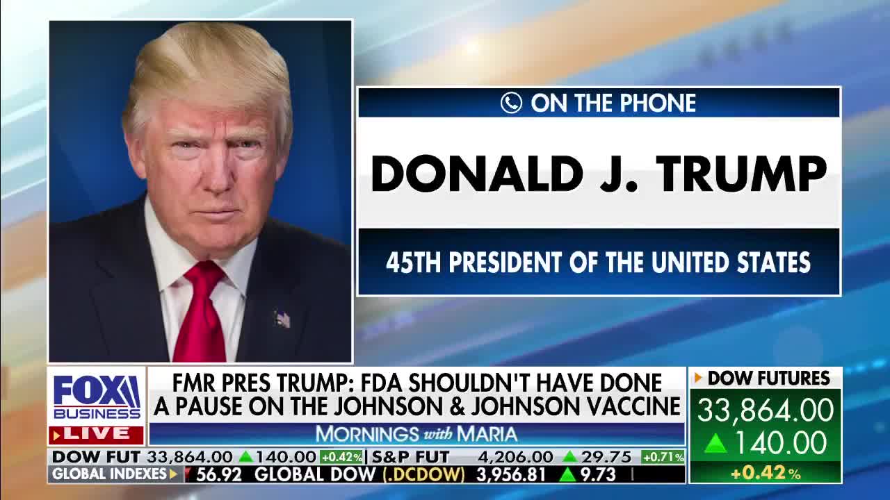 President Trump Interview with Maria Bartiromo – Apr 29, 2021