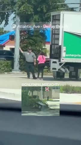 Truck full of ballots starts dumping containers on the road in florida.mp4