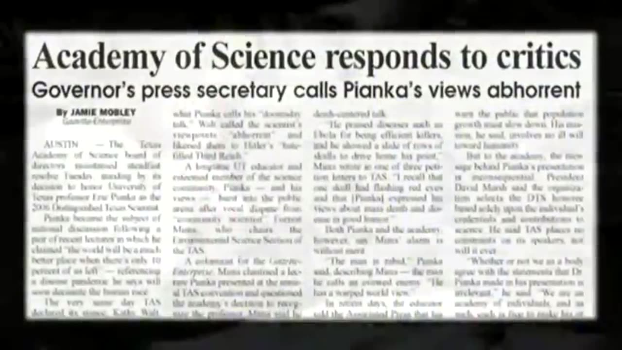 National Security Study Memorandum 200 - Environmental Crisis as the Ultimate Excuse