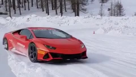 lamborghini in ❄️ snow