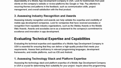 How to Find a Good Mobile App Development Company in the USA?