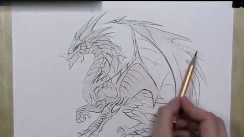 Sketch dragon