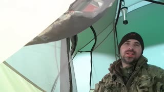 Vlog in the cloud peak 2 tent.