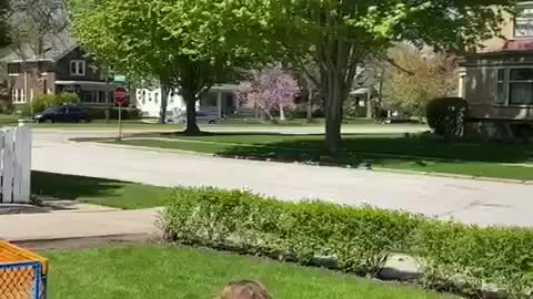 A mum saving her mother from a virus OUTSIDE! How brainwashed is society?🙄