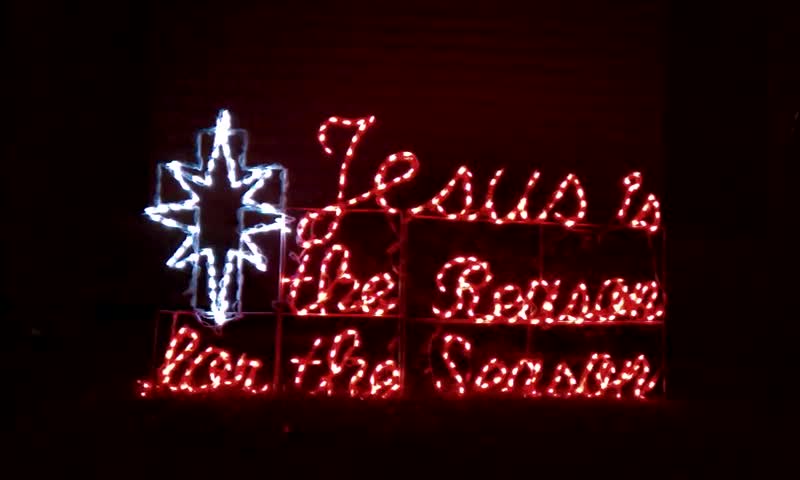 Do Your Christmas Lights Share Christ's Message? Or are They Just Secular Pretty Lights?