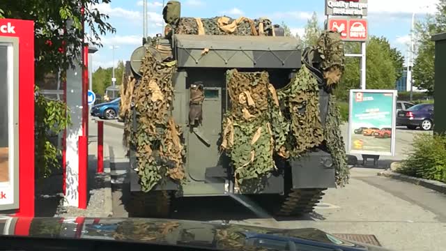 Drive-Thru With a Tank