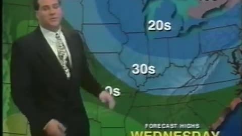 January 9, 1996 - Brian Wilkes Indianapolis Weather Update & Fox 59 Bumper