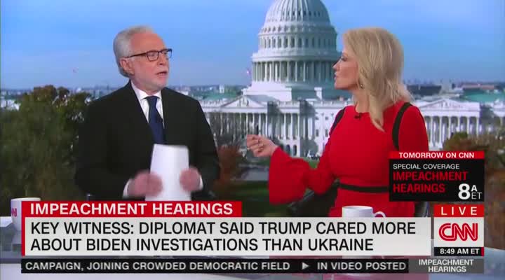 Kellyanne Conway rips Wolf Blitzer, CNN over husband's interview