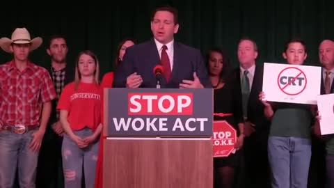 Florida Gov. Ron DeSantis Announces Stop WOKE Act To Combat Critical Race Theory In Schools