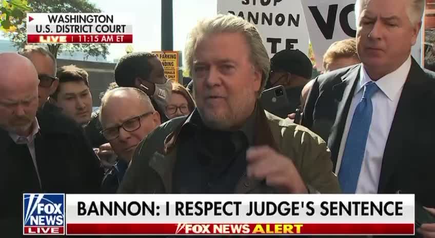 Bannon Speaks After Sentencing 🔥