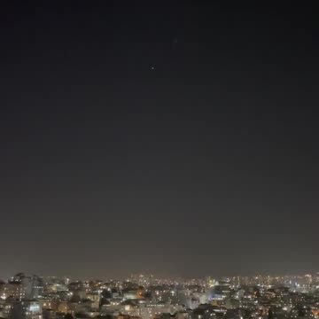 Israel’s Iron Done air defense system is hard at work tonight again.