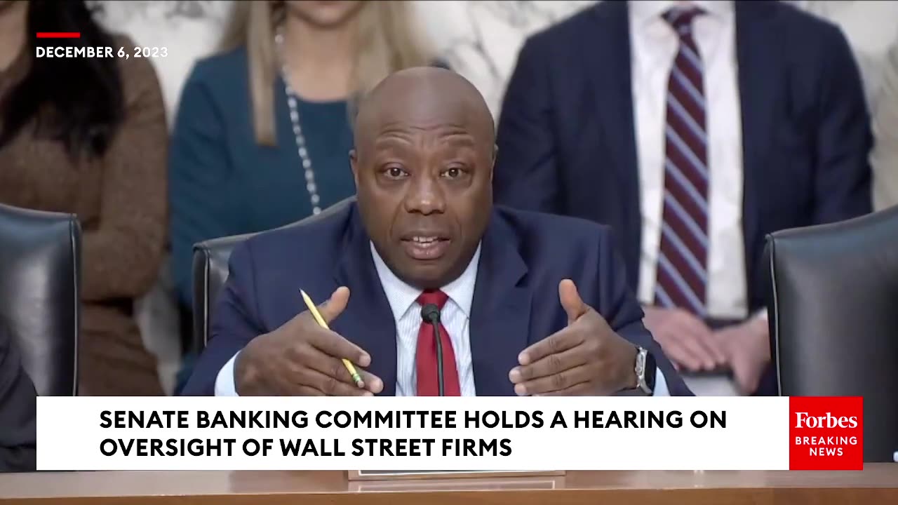 'A Nightmare Proposal'- Tim Scott Blasts Regulation That Could Be Imposed On Banks