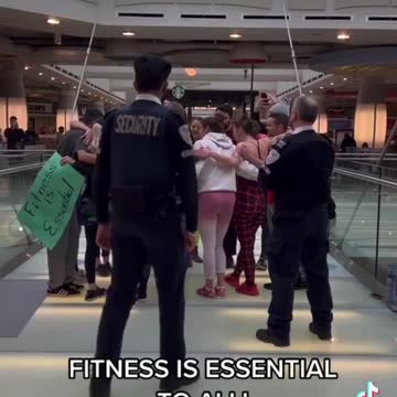 Covid dystopia: shopping malls can serve as impromptu gyms