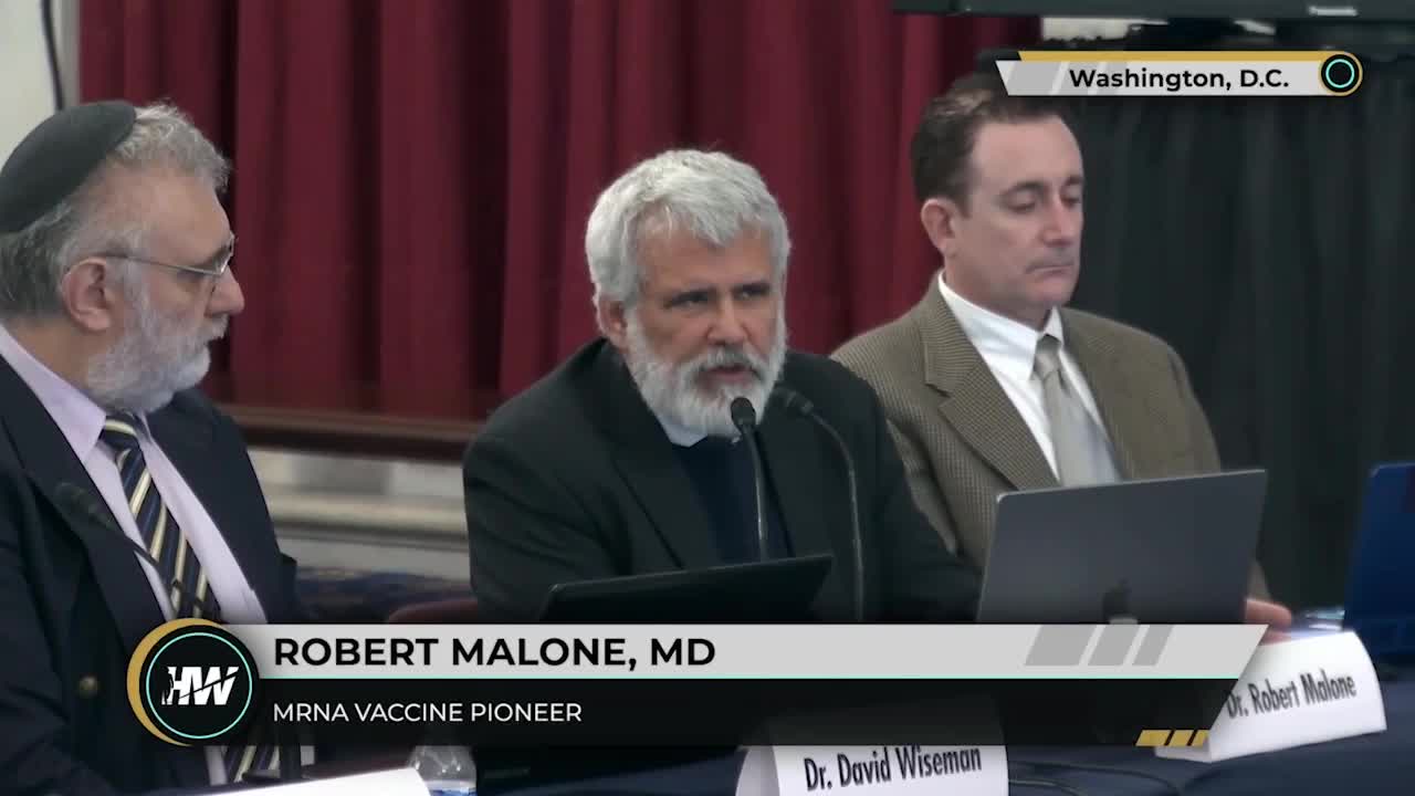 Dr. Robert Malone testifies on Vaccine Toxicity at Senator Johnson's Covid-19 vaccine roundtable