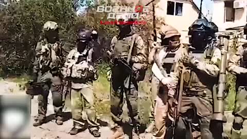 Ukraine War - Militants from the so called legion "Free Russia"