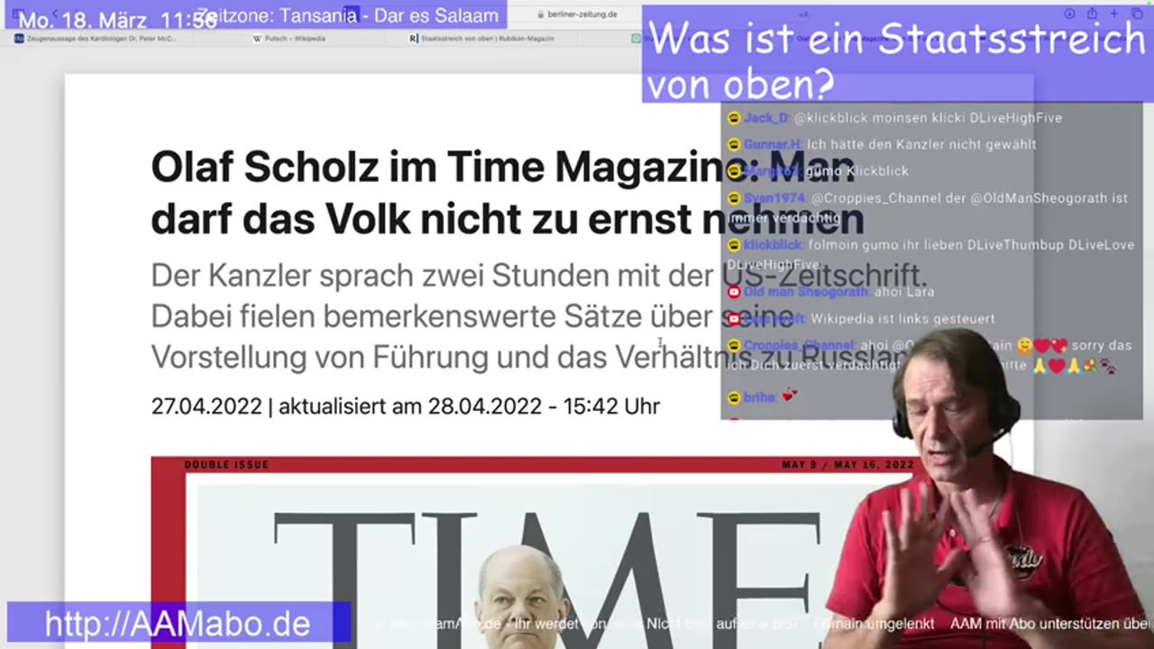 March 18, 2024...BOSCHIMO 🇩🇪🇦🇹🇨🇭🇹🇿🐰ALLES AUßER MAINSTREAM....🎇🥇👉Was ist ein Staatsstreich von oben？