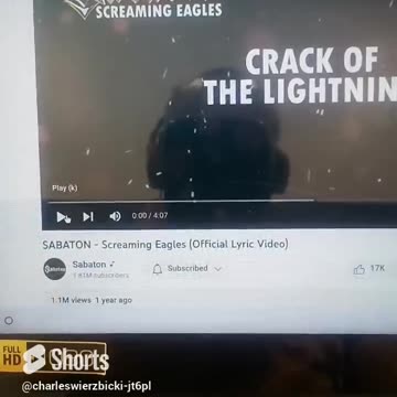 SABATON - Screaming Eagles